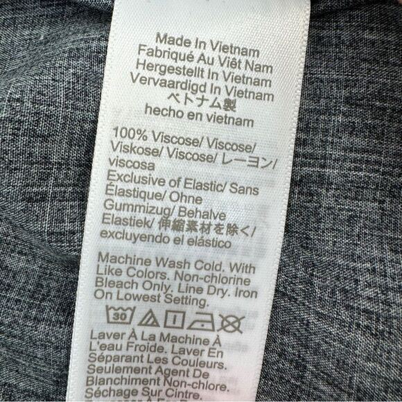 J. Crew Floral Smocked Ruffle Trim Blouse Black Tan Large - Picture 10 of 12